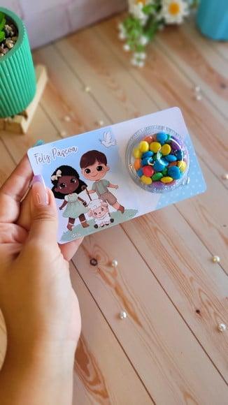 Card com Coloreti (confetes)- Páscoa