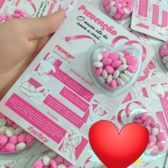 Card com Coloreti (docinho)- Outubro Rosa