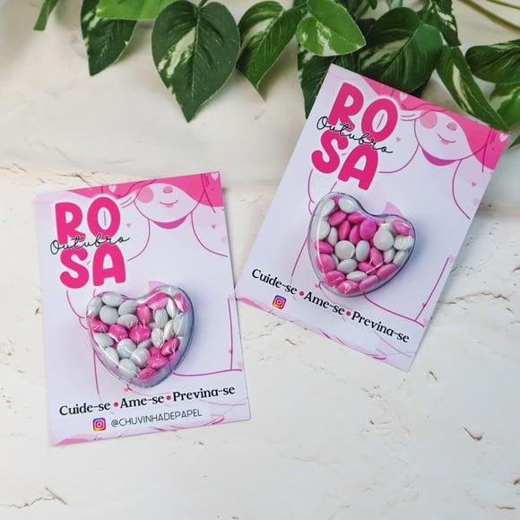 Card com Coloreti (docinho)- Outubro Rosa
