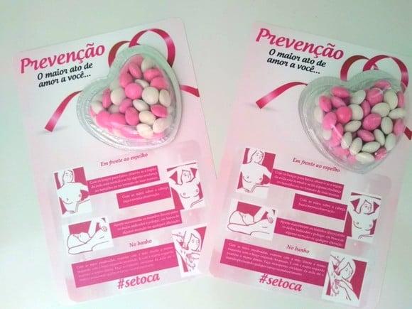 Card com Coloreti (docinho)- Outubro Rosa