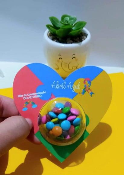 Card com Coloreti (docinhos)- Abril Azul