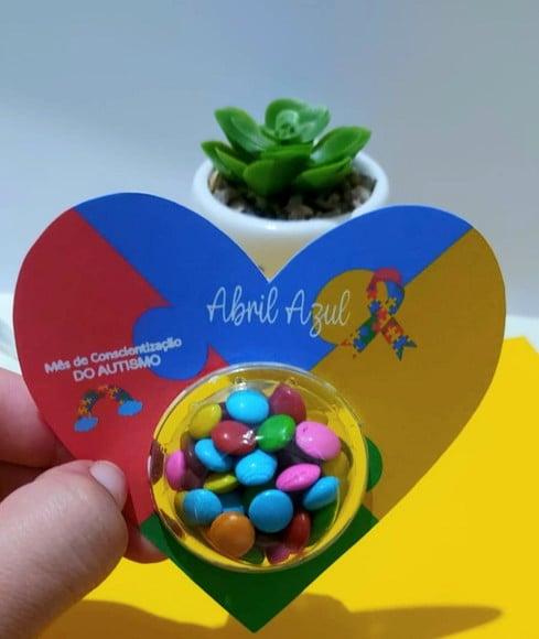 Card com Coloreti (docinhos)- Abril Azul