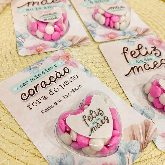 Card com Coloreti (docinhos)- Dia das Mães