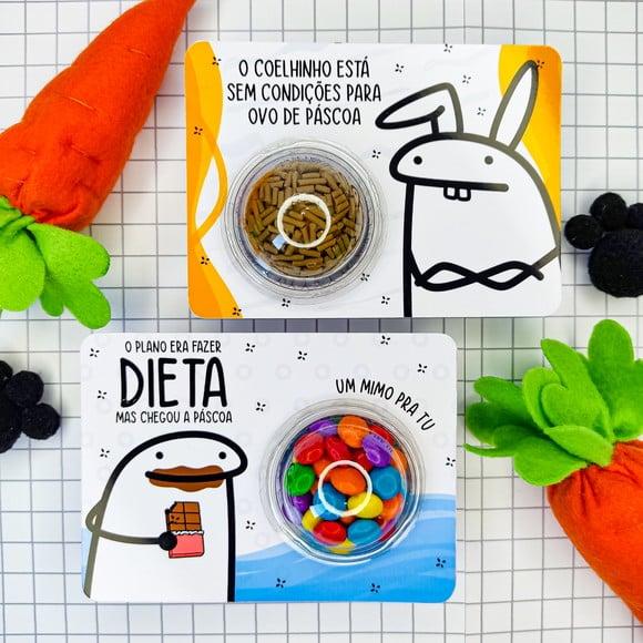 Card com Coloreti (docinhos)- Páscoa