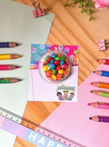 Card com Coloreti- Volta as Aulas