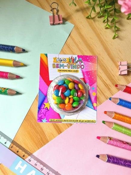 Card com Coloreti- Volta as Aulas