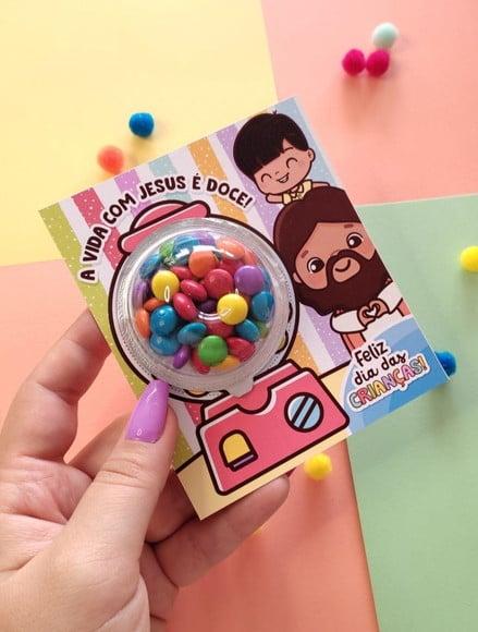 Card Com Confete (docinhos)- Dia Das Crianças