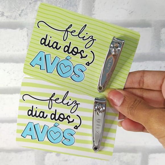 Card com Cortador de Unha- Dia dos Avós