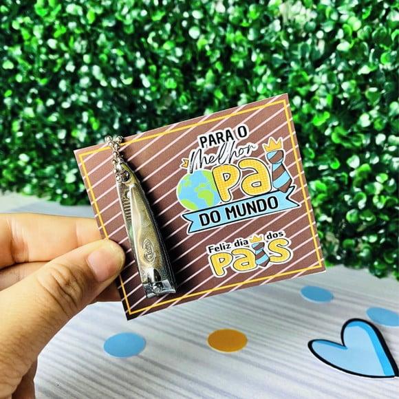 Card com Cortador de Unha- Dia dos Pais