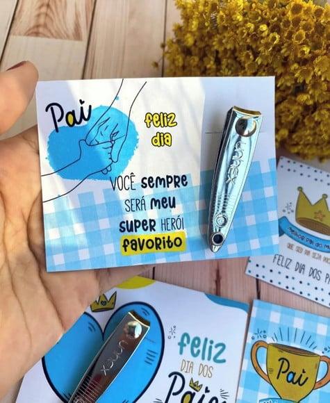 Card com Cortador de Unha- Dia dos Pais