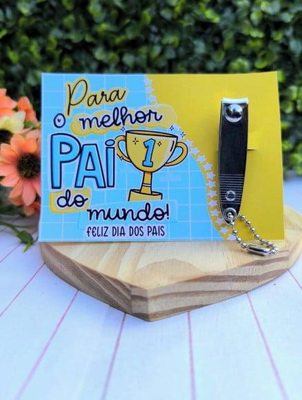 Card com Cortador de Unha- Dia dos Pais