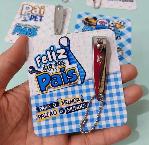 Card com Cortador de Unha- Dia dos Pais