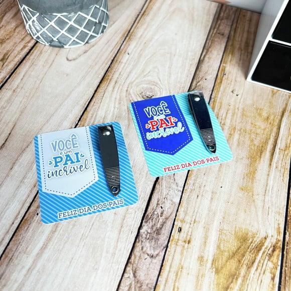 Card com Cortador de Unha- Dia dos Pais