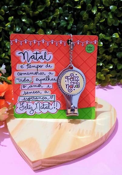 Card com Cortador de Unha/ Abridor de Garrafa- Natal