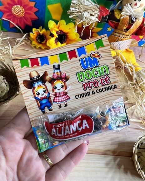 Card com Docinho de Banana- Festa Junina