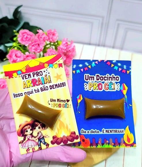 Card com Docinho de Leite- Festa Junina