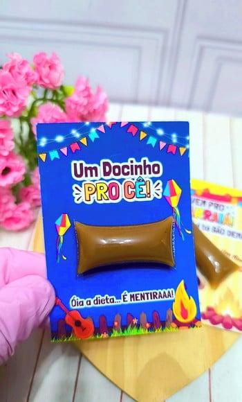 Card com Docinho de Leite- Festa Junina