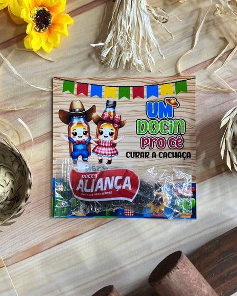 Card com Docinho de Banana- Festa Junina