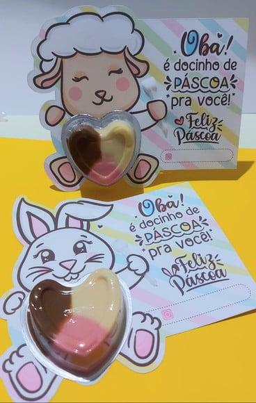 Card com Docinho- Páscoa