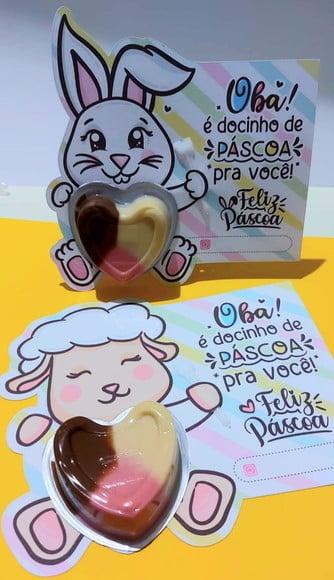 Card com Docinho- Páscoa