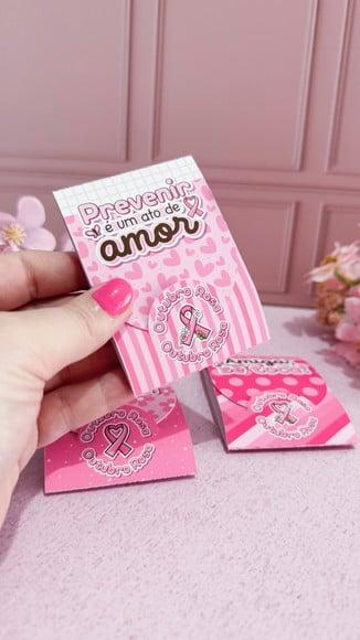 Card com Escalda Pés- Outubro Rosa