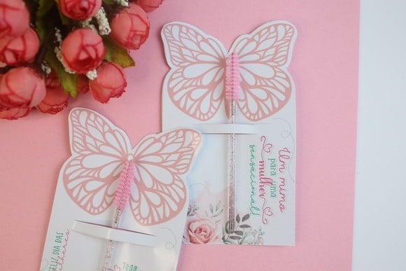 Card com Escovinha- Dia da Mulher