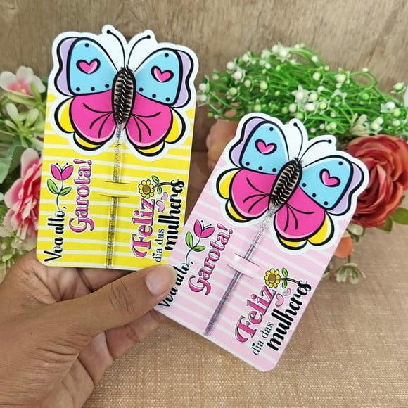 Card com Escovinha- Dia da Mulher
