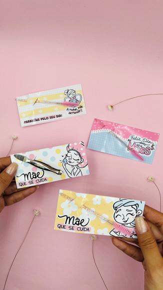 Card com Escovinha- Dia das Mães