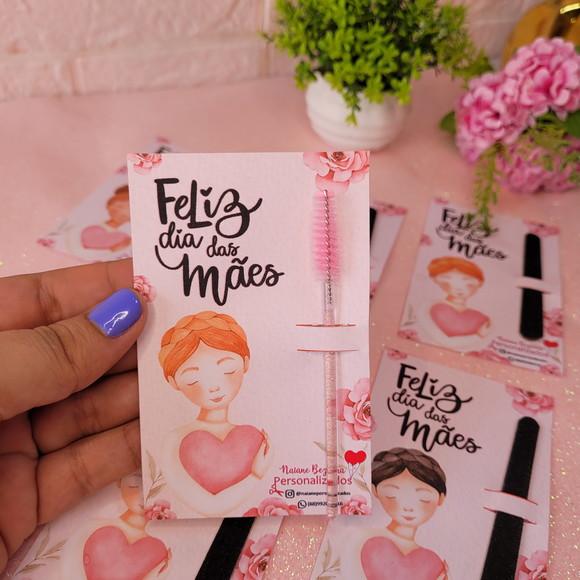 Card com Escovinha- Dia das Mães