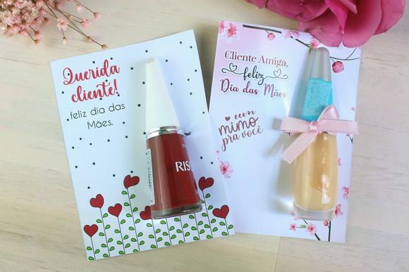 Card com Esmalte- Dia das Mães