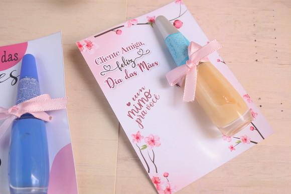 Card com Esmalte- Dia das Mães