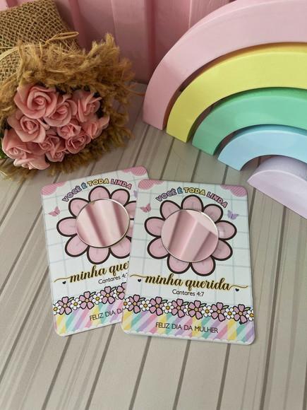 Card com Espelhinho- Dia da Mulher