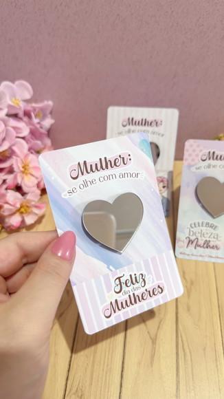 Card com Espelhinho- Dia da Mulher