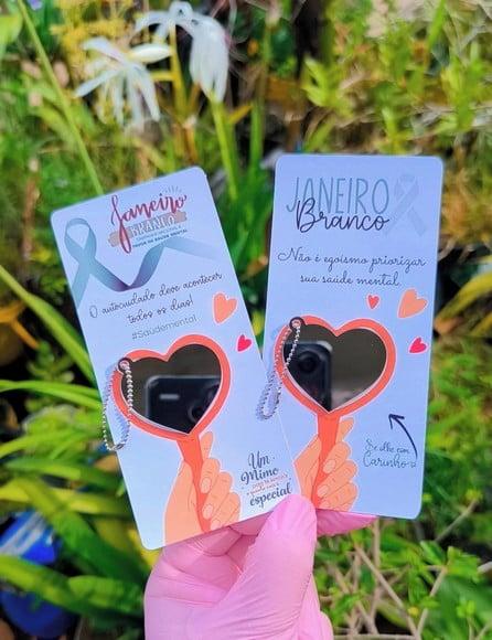 Card com Espelhinho- Janeiro Branco