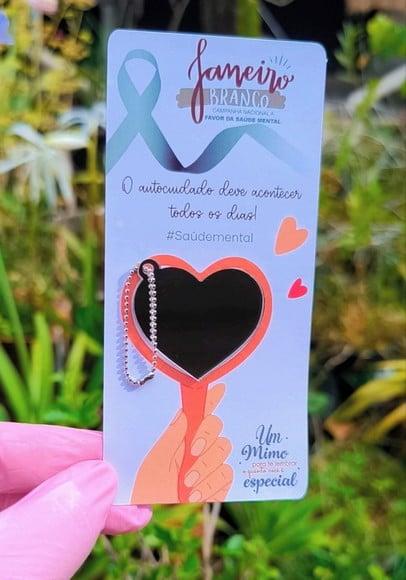 Card com Espelhinho- Janeiro Branco