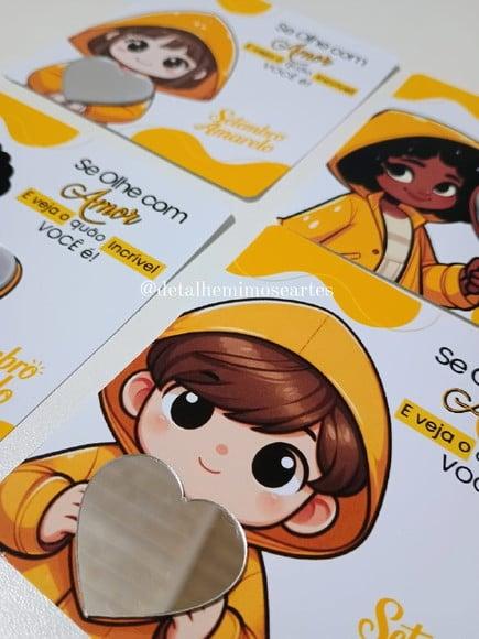 Card com Espelhinho- Setembro Amarelo