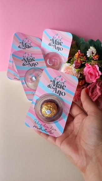 Card com Ferrero Rocher- Dia das Mães