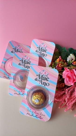 Card com Ferrero Rocher- Dia das Mães