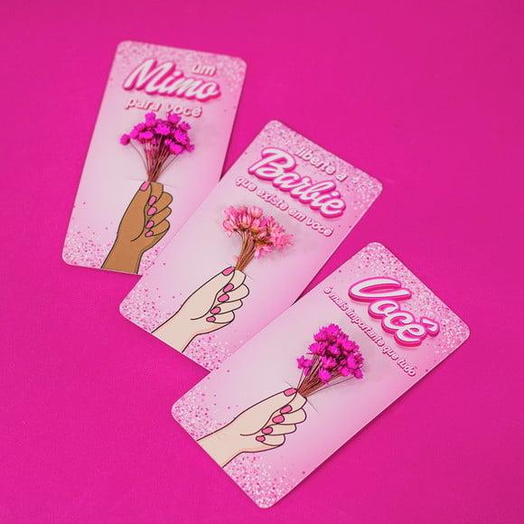 Card com Florzinha- Barbie