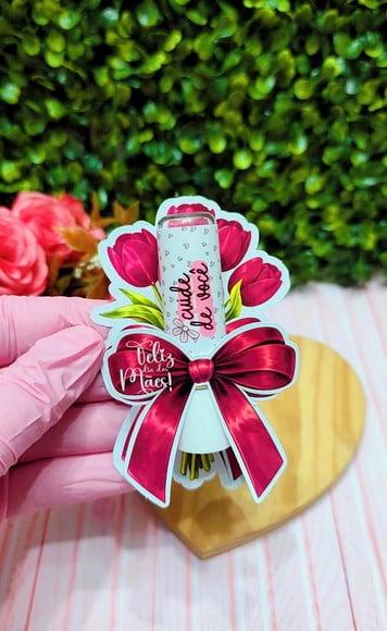 Card com Hidratante Labial (manteiga de Cacau)- Dia das Mães