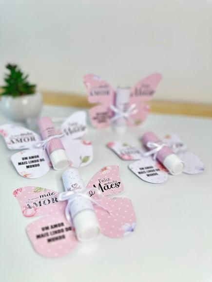 Card com Hidratante Labial (manteiga de Cacau)- Dia das Mães