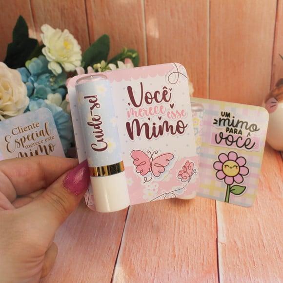 Card com Hidratante Labial (manteiga de Cacau)- Mimo