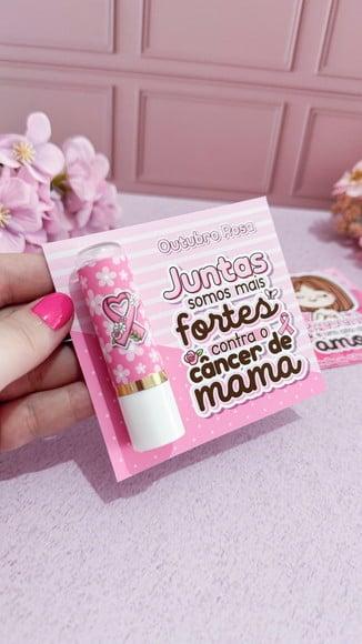 Card com Manteiga de Cacau- Outubro Rosa
