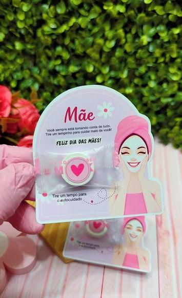 Card com Máscara Facial Desidratada- Dia das Mães