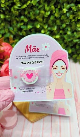 Card com Máscara Facial Desidratada- Dia das Mães