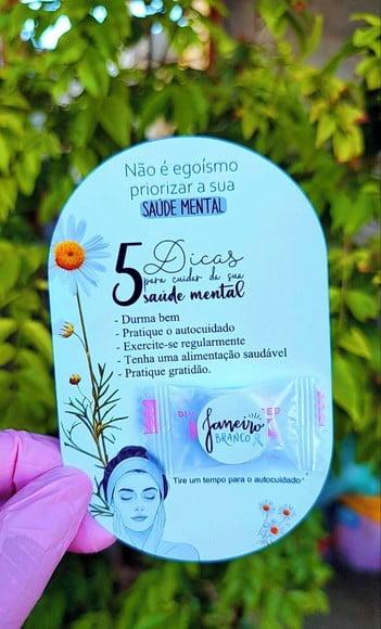 Card com Máscara Facial Desidratada- Janeiro Branco