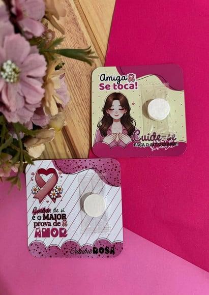 Card com Máscara Facial Desidratada- Outubro Rosa