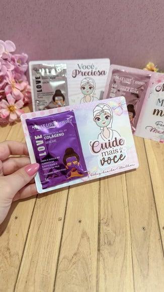Card com Máscara Facial- Dia da Mulher