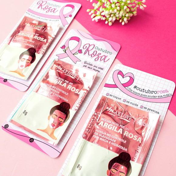 Card com Máscara Facial- Outubro Rosa
