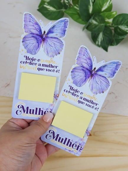 Card com Mini Bloquinho- Dia da Mulher